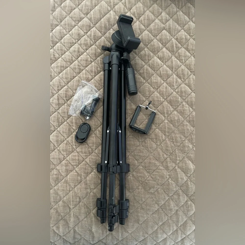 Polarduck Laser Level Tripod Phone Stand: 51-inch 130cm Aluminum Tripod -NWOB